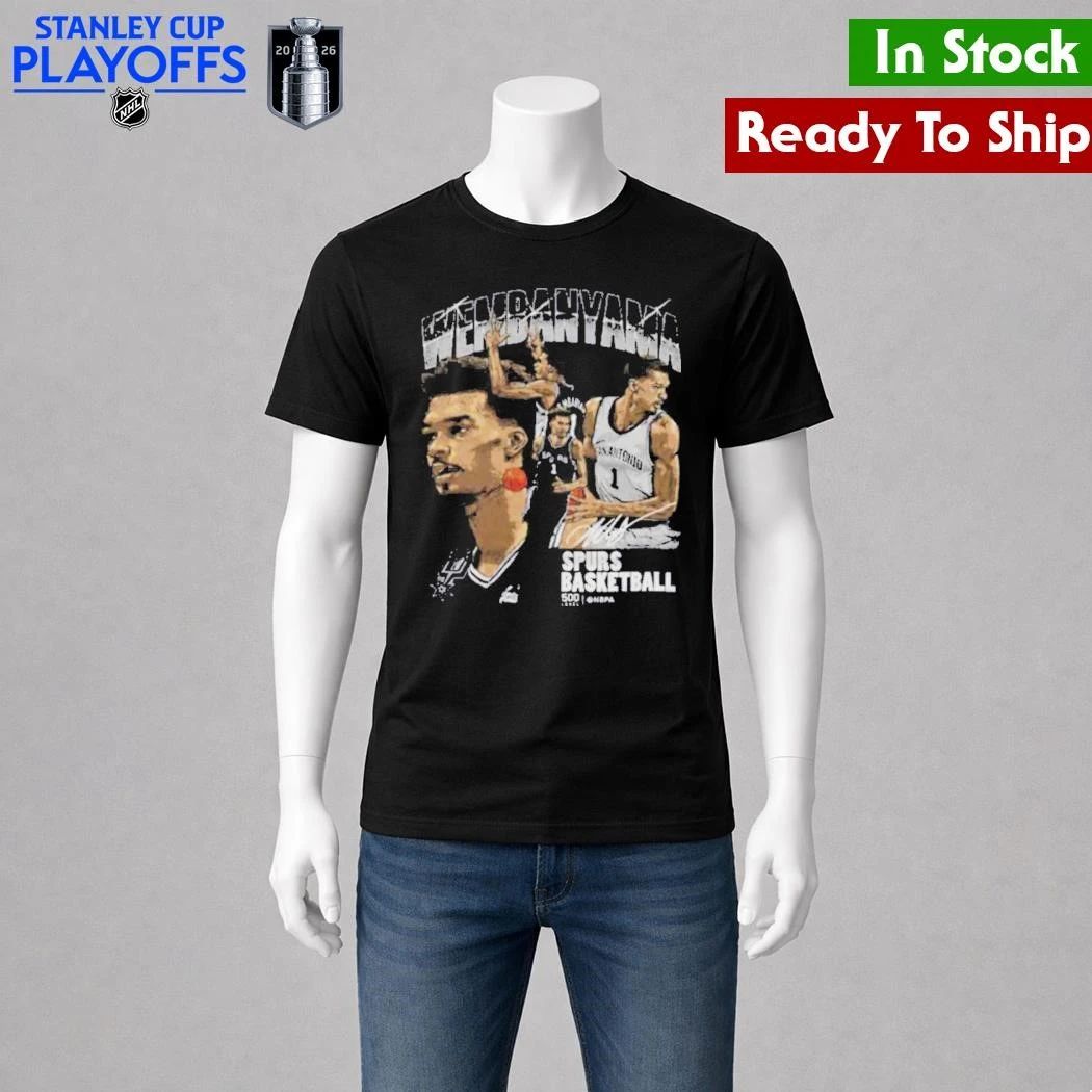 Victor Wembanyama San Antonio Basketball Collage Pro Shirt Unisex , , , Long Sleeve Tee