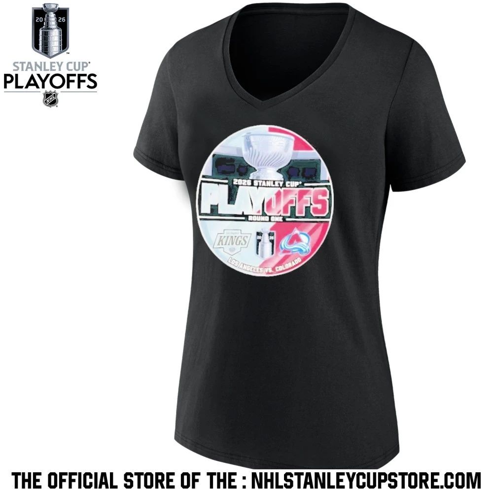 Colorado Avalanche vs Los Angeles Kings 2026 Stanley Cup Playoffs Round One Shirt Unisex , , , Long Sleeve Tee