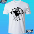 Alex Jones Live Globe Shirt Unisex , , , Long Sleeve Tee