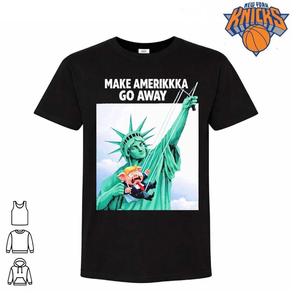 Make Amerikkka Go Away Statue Of Liberty Slingshot Anti Trump Pig Parody Shirt