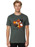 Dragon-Barbecue Mens Graphic Tee, 100% Cotton, Casual Summer Wear Unisex , , , Long Sleeve Tee