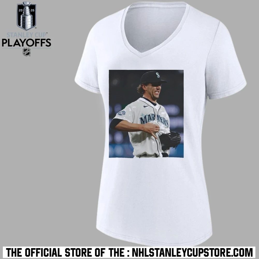 Logan Gilbert Baseball Pitcher Catches Ball In Photo Shirt Unisex , , , Long Sleeve Tee