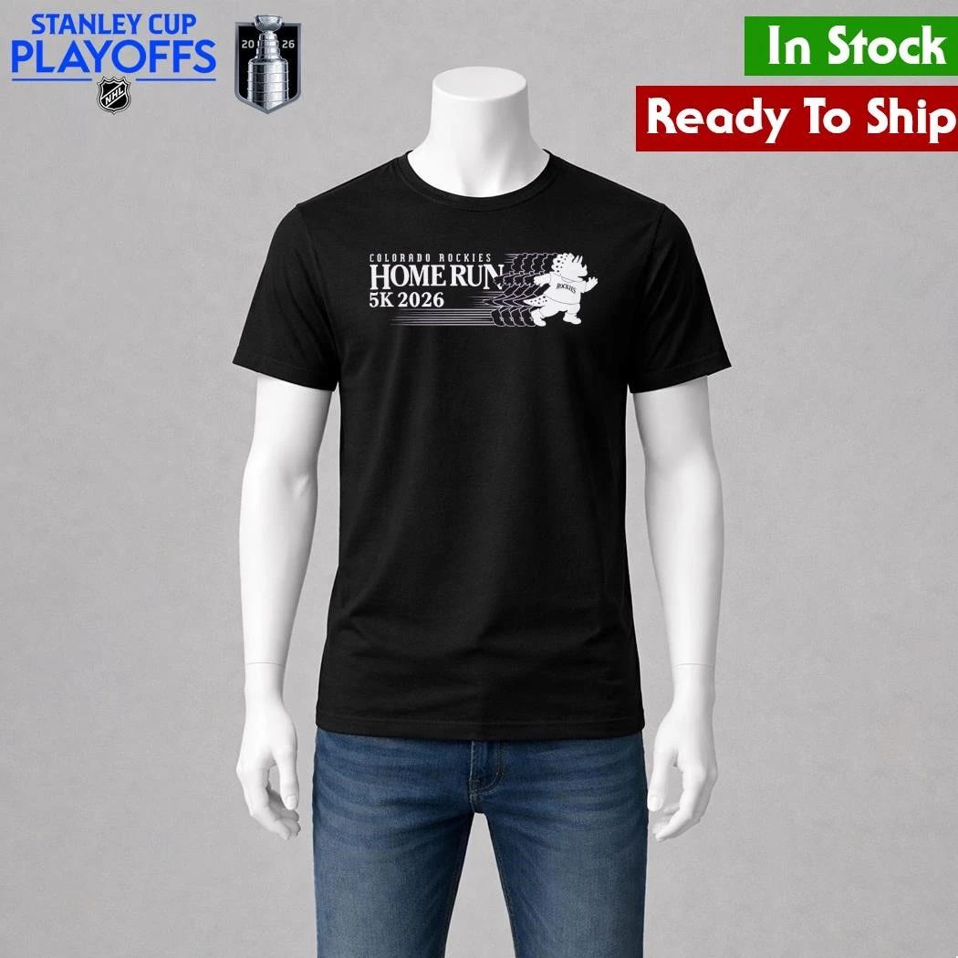 Colorado Rockies Home Run 5K Shirt Unisex , , , Long Sleeve Tee