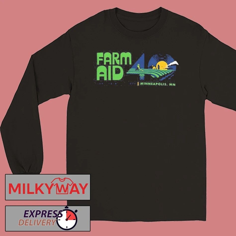 Farm Aid 40 Festival Logo Unisex , , , Long Sleeve Tee