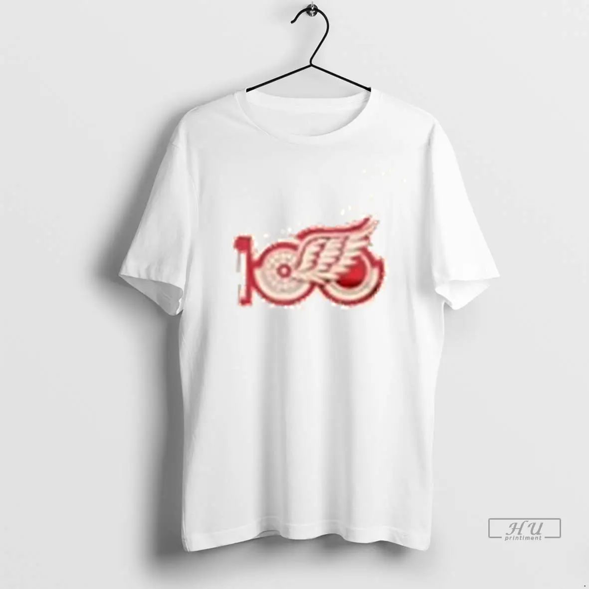 Trending 2025 Detroit Red Wings Centennial Logo 2 Sided T Shirt Unisex , , , Long Sleeve Tee
