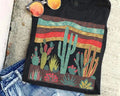 Retro Desert Cactus Comfort Tee Southwest Boho Style Shirt Top Unisex , , , Long Sleeve Tee