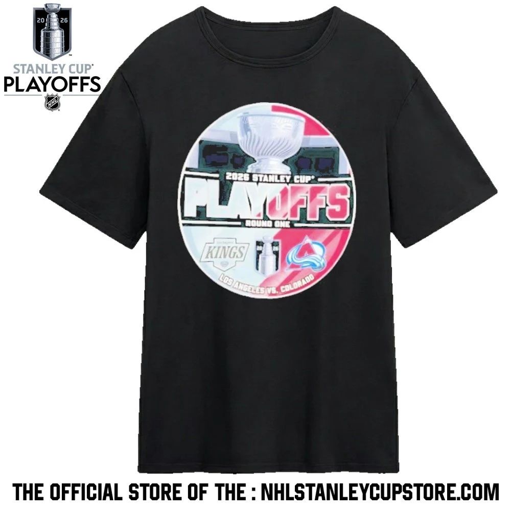Colorado Avalanche vs Los Angeles Kings 2026 Stanley Cup Playoffs Round One Shirt Unisex , , , Long Sleeve Tee