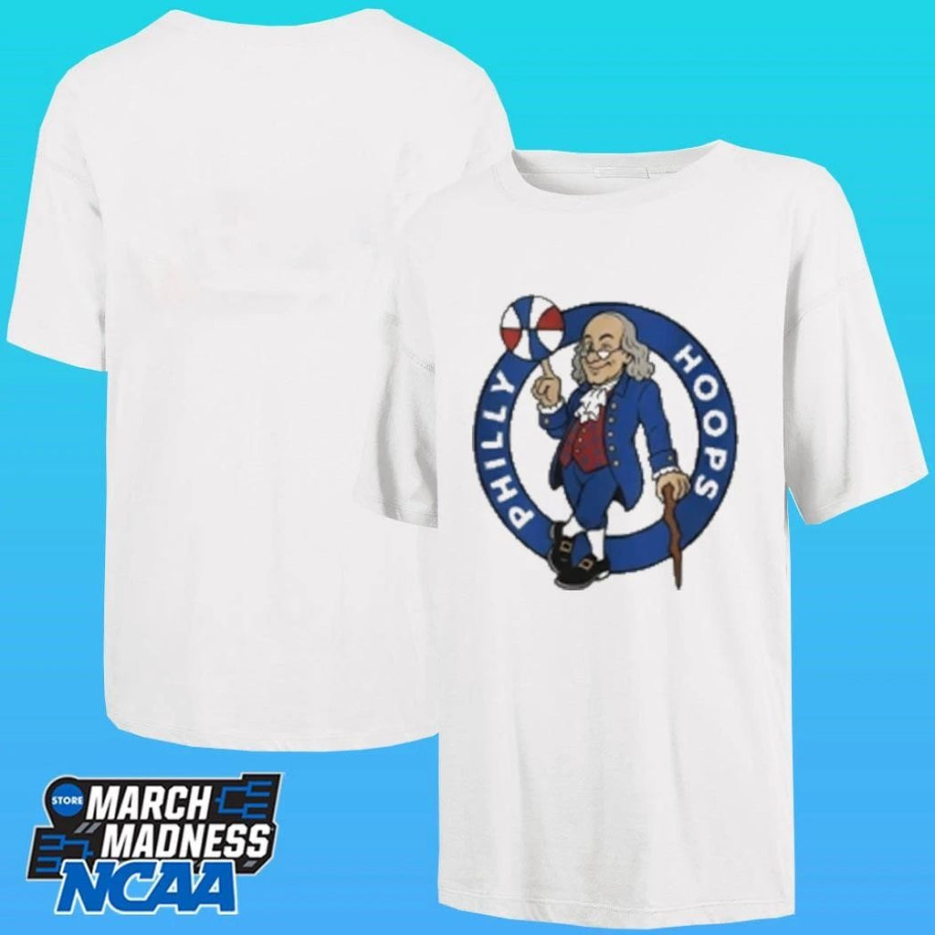 Ben Franklin Philly Hoops Shirt Unisex , , , Long Sleeve Tee