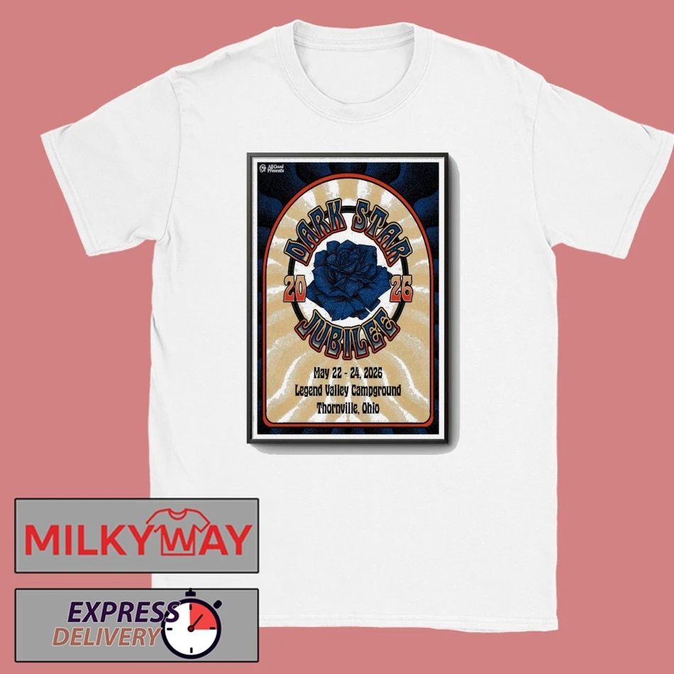 Dark Star Jubilee 2026 Concert Poster shirt Unisex , , , Long Sleeve Tee