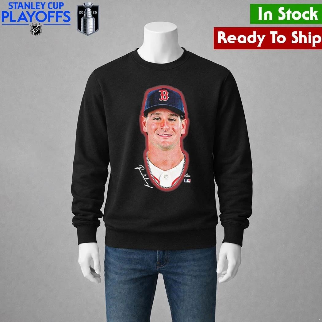 Boston Red Sox Roman Anthony Outerstuff Black Headliner Shirt Unisex , , , Long Sleeve Tee