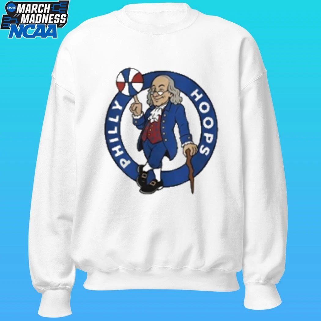 Ben Franklin Philly Hoops Shirt Unisex , , , Long Sleeve Tee