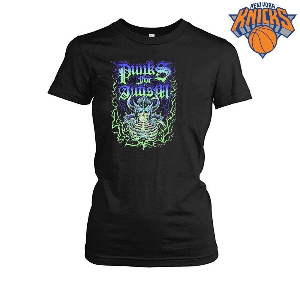 Punks For Autism Heavy Metal Skeleton Warrior Graphic Shirt