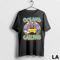 Original Oceans Calling Festival 2025 Ocean City Rollercoaster Lineup Unisex , , , Long Sleeve Tee