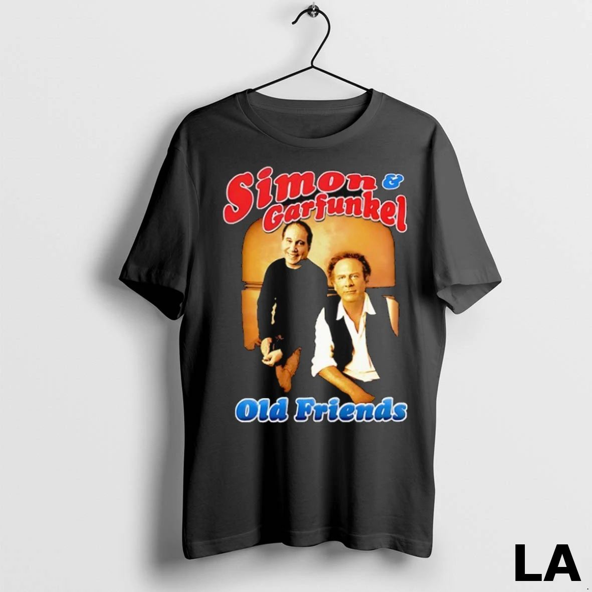 Original Paul Simon And Art Garfunkel Old Friends Unisex , , , Long Sleeve Tee