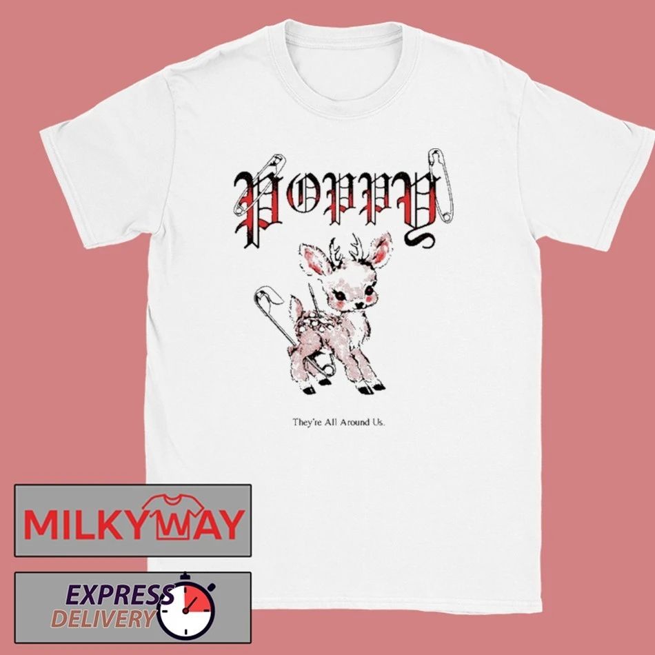 Poppy Deer Shirt Unisex , , , Long Sleeve Tee