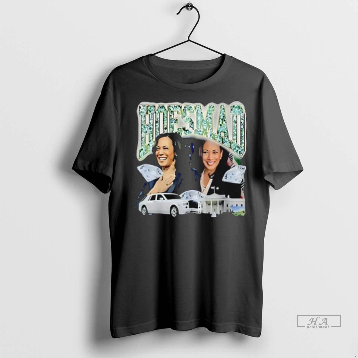Trendy Officials Kamala Harris Hoesmad Diamond Graphic Shirt Sweater Unisex , , , Long Sleeve Tee