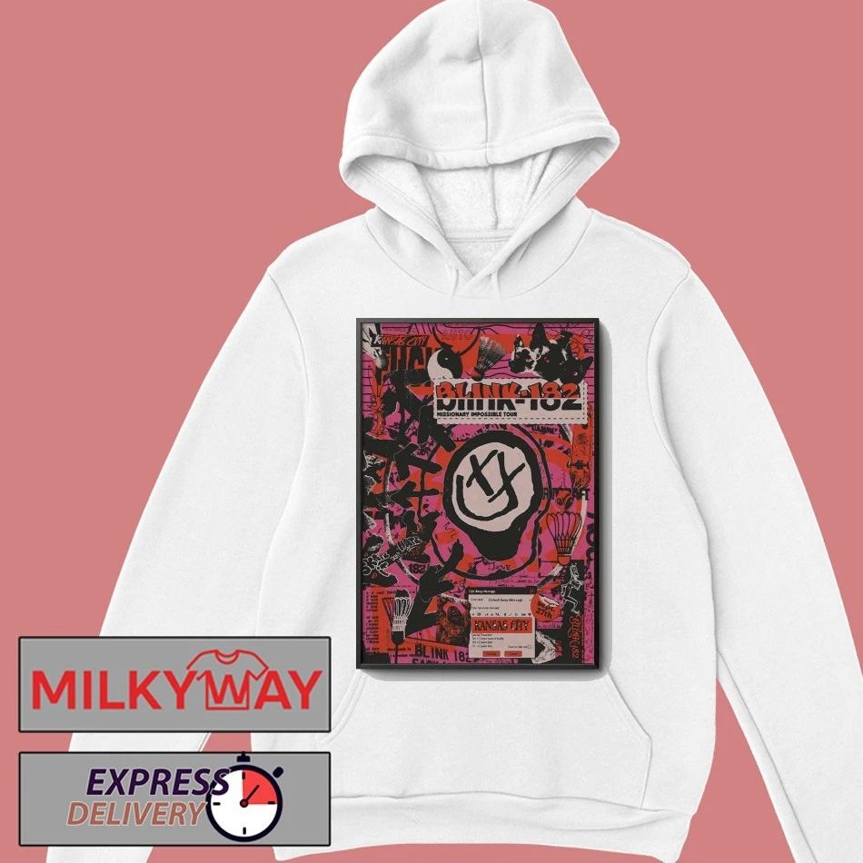Blink 182 September 27 2025 In Kansas City, MO Tour Poster shirt Unisex , , , Long Sleeve Tee