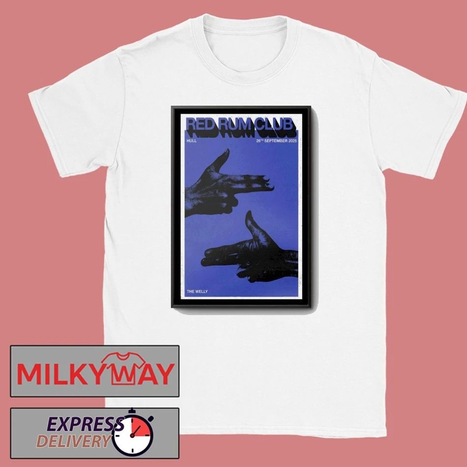 Red Rum Club Tour Hull 2025 Poster shirt Unisex , , , Long Sleeve Tee