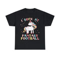 I Suck At Fantasy Football Graphic Tee Shirt, S-5XL Unisex , , , Long Sleeve Tee