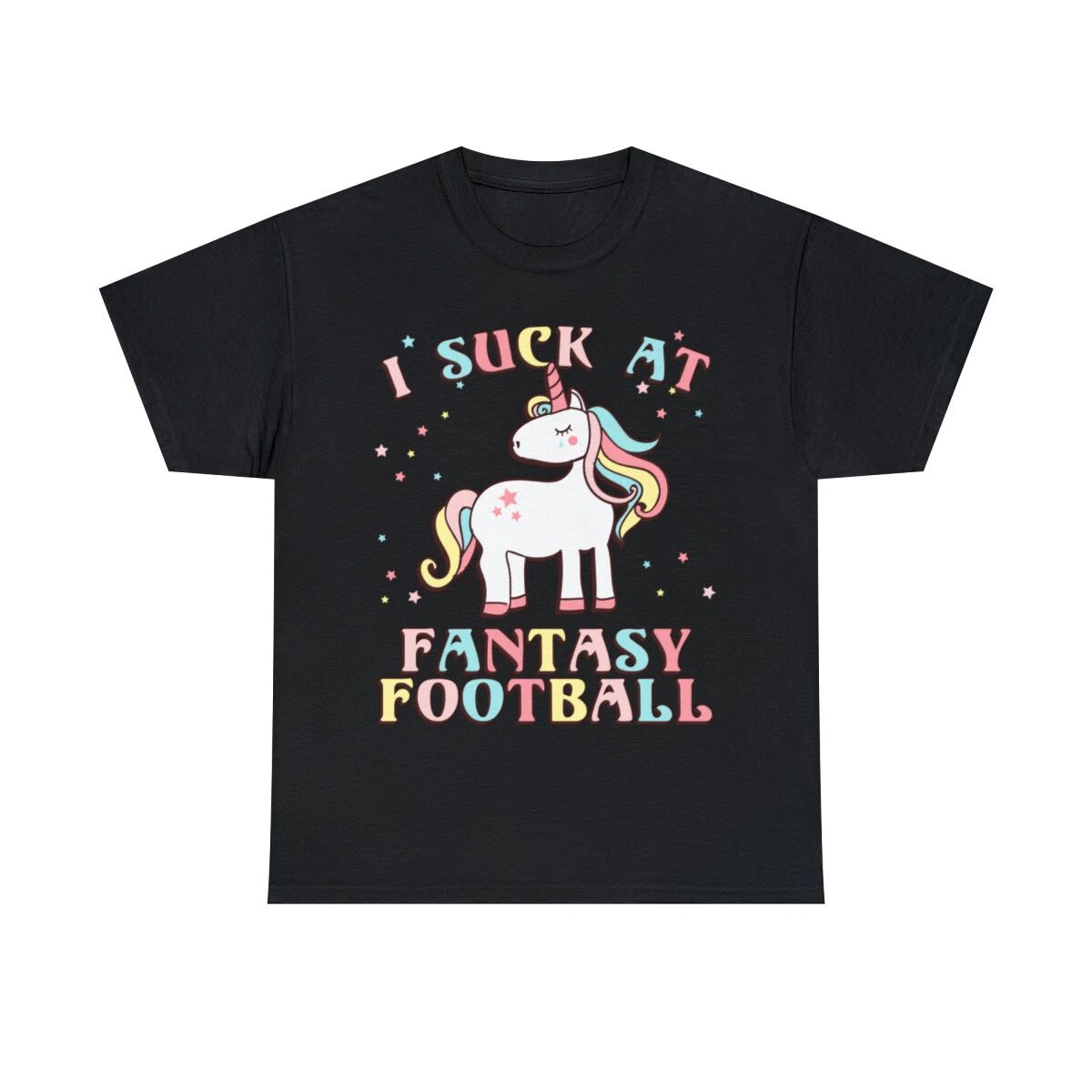 I Suck At Fantasy Football Graphic Tee Shirt, S-5XL Unisex , , , Long Sleeve Tee
