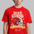 Luke Combs Ames Iowa 2026 Exclusive Tour At Jack Trice Stadium April 11 2026 Iowa State Cyclones Helmet Shirt