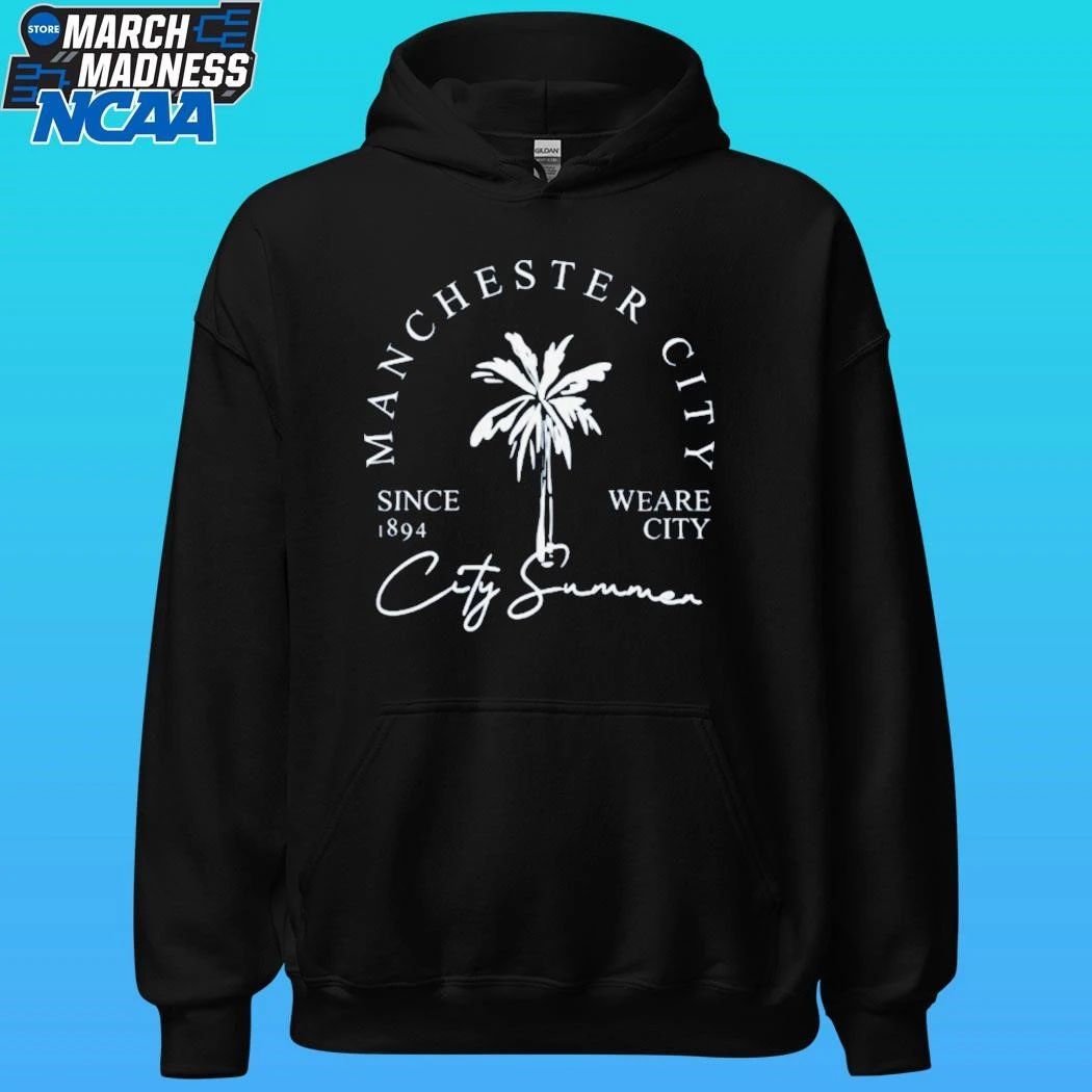 Manchester City Palm Shirt Unisex , , , Long Sleeve Tee