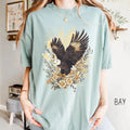 Bald Eagle Boho Vintage Comfort Tee Shirt Men Women Unisex , , , Long Sleeve Tee