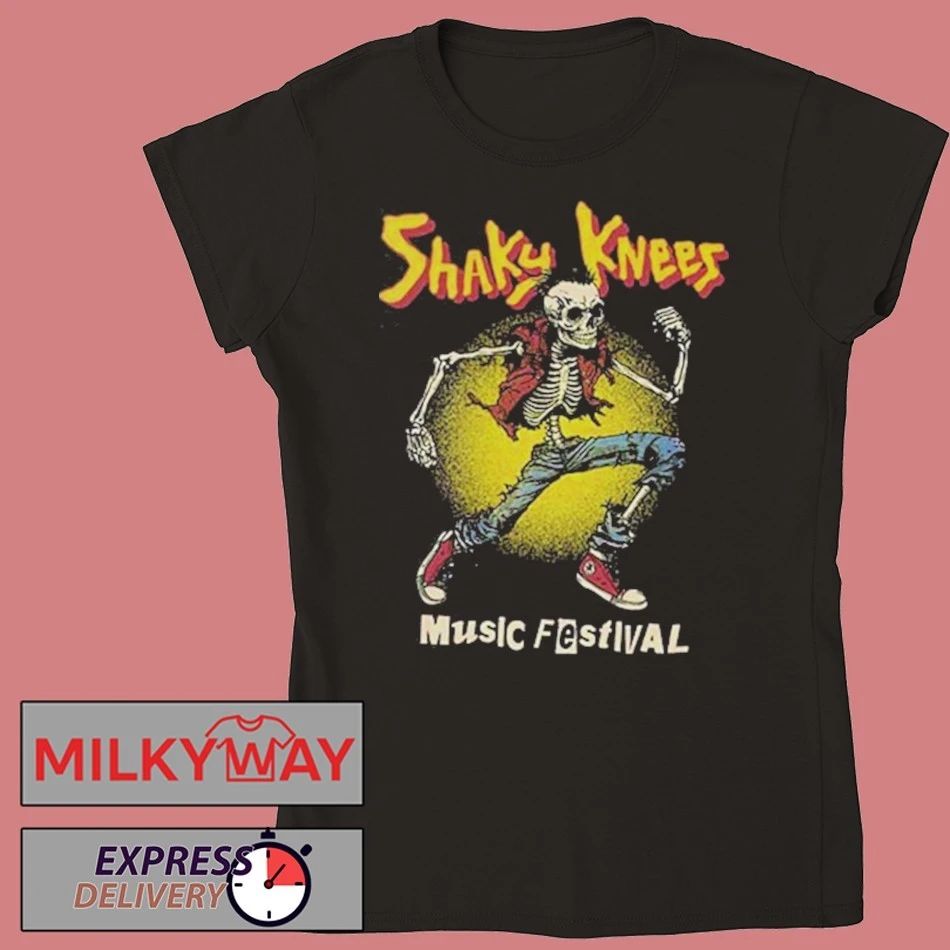 Shaky Knees Festival Skeleton Punk Lineup Tee September 19 21 2025 In Piedmont Park Atlanta shirt