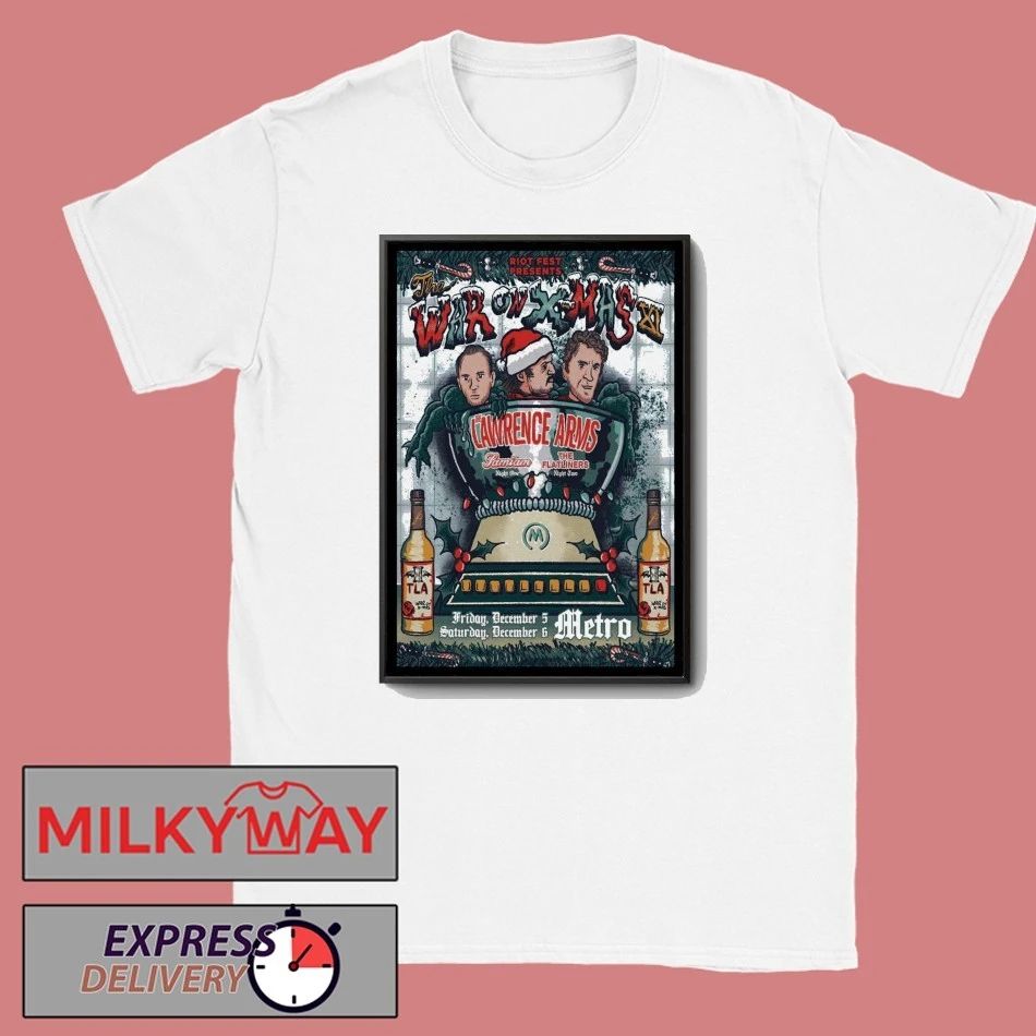 The Lawrence Arms Dec 5 2025 Tour Poster shirt Unisex , , , Long Sleeve Tee