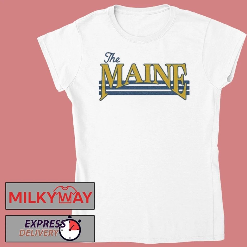The Maine Retro Shirt Unisex , , , Long Sleeve Tee