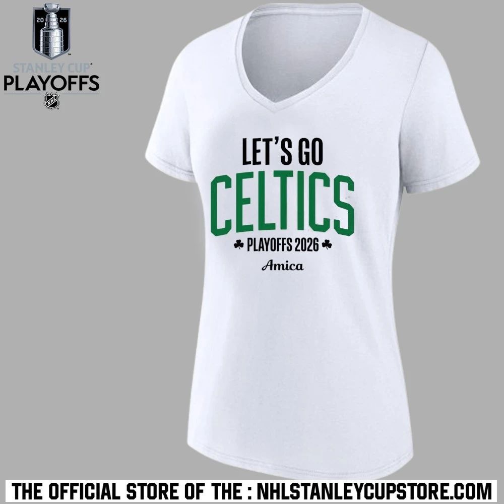 Boston Celtics Let’s Go Celtics Playoffs 2026 Amica Shirt Unisex , , , Long Sleeve Tee