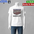 Kansas City Missouri BBQ Ribs Skyline Shirt Unisex , , , Long Sleeve Tee