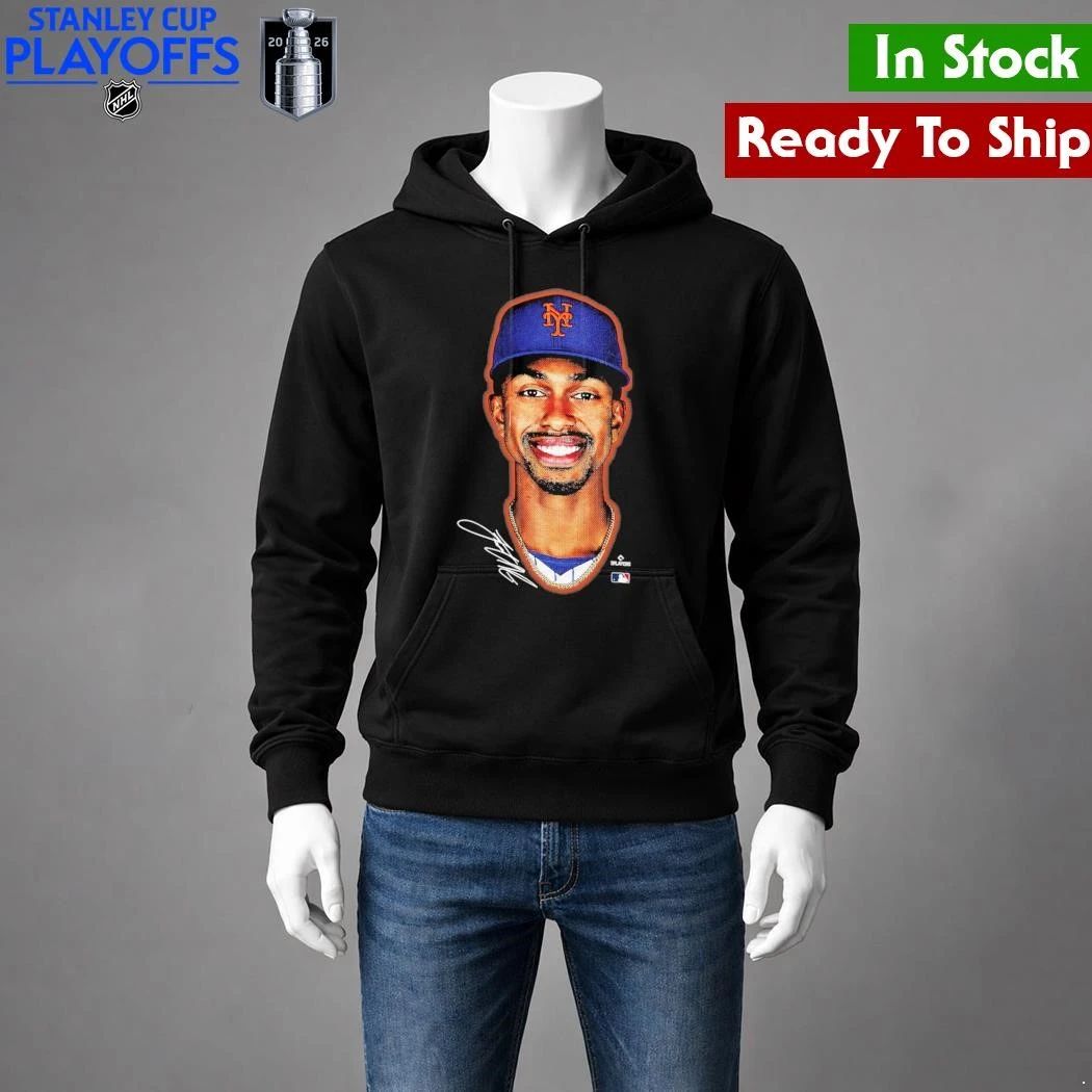 New York Mets Francisco Lindor Outerstuff Black Headliner Shirt Unisex , , , Long Sleeve Tee