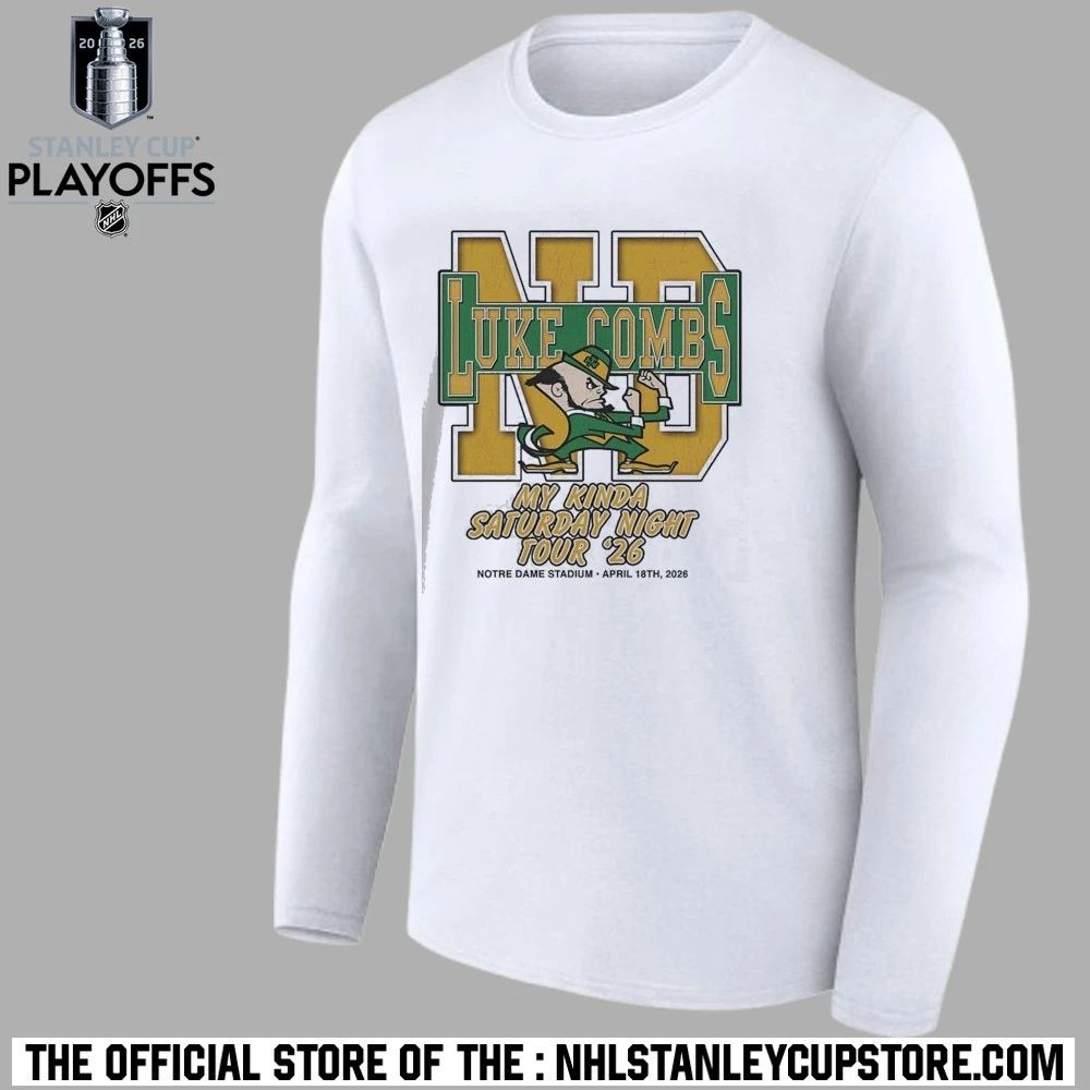 Luke Combs South Bend Indiana 2026 Tour Merch Tee At Notre Dame Stadium April 18 2026 Notre Dame Fighting Irish Shirt