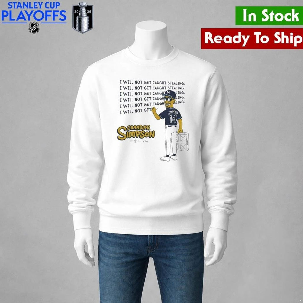 Chandler Simpson I Will Not Get Caught Stealing Shirt Unisex , , , Long Sleeve Tee