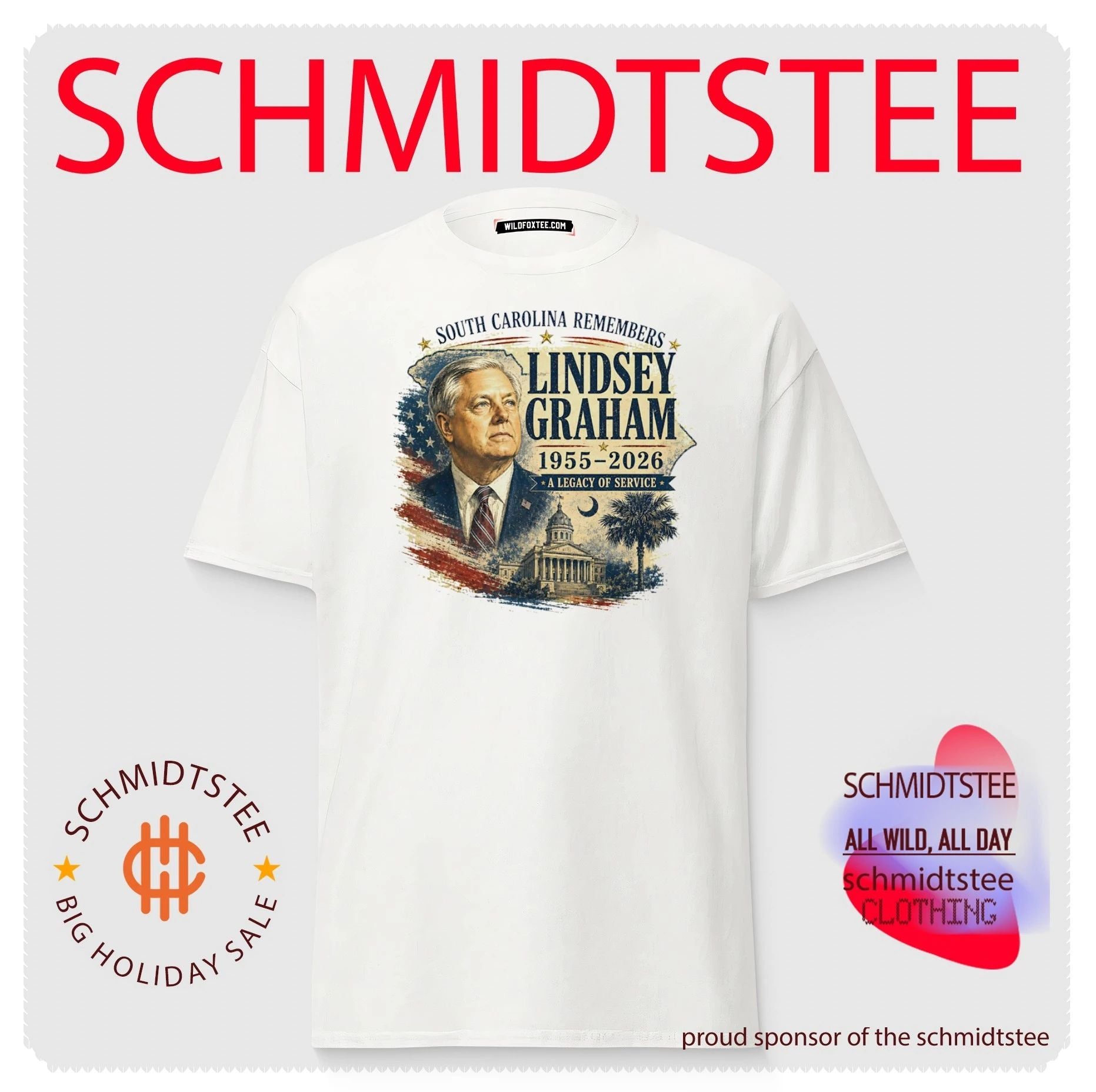 Lindsey Graham South Carolina Remembers 1955-2026 A Legacy of Service shirt