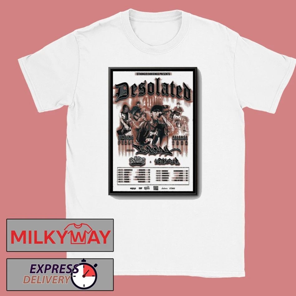 Desolated Release Tour Poster shirt Unisex , , , Long Sleeve Tee