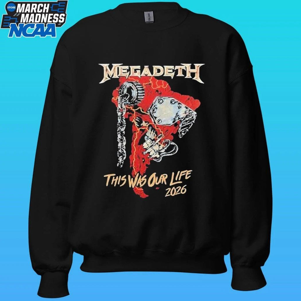 Megadeth This Was Our Life Tour 2026 Shirt Unisex , , , Long Sleeve Tee