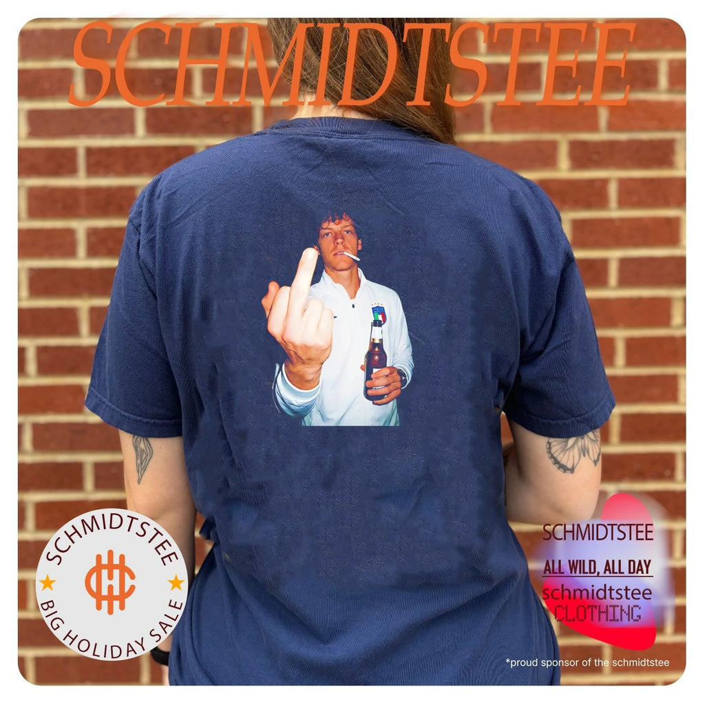 Wimbledon 2026 Italy Jannik Sinner middle finger shirt