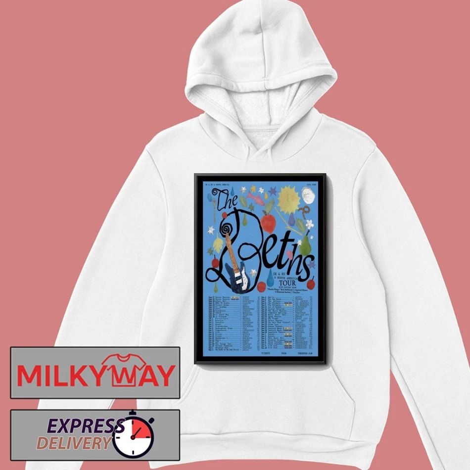 The Beths 2025 Tour UK + Europe + North America Poster shirt Unisex , , , Long Sleeve Tee