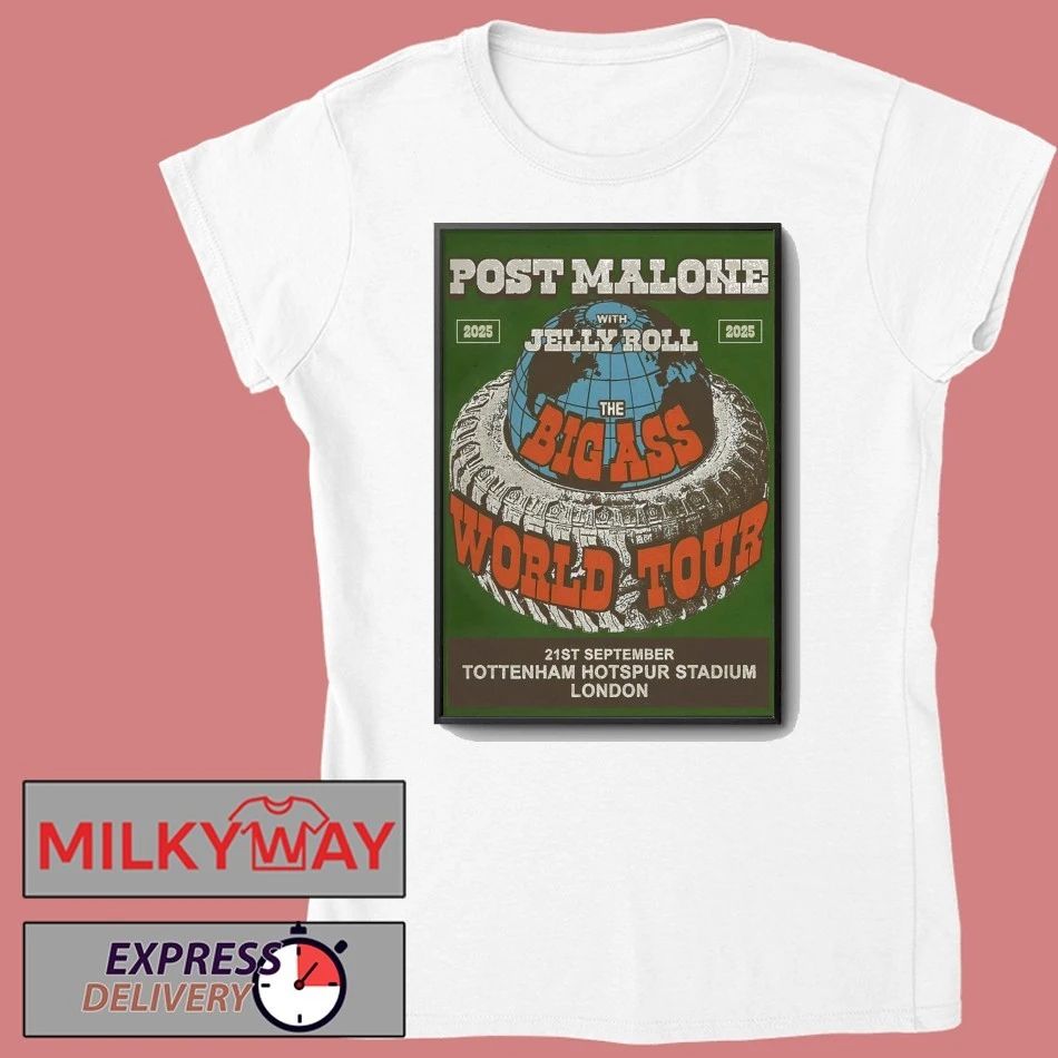 Malone Sep 21 2025 Tottenham Hotspur Stadium London Poster shirt Unisex , , , Long Sleeve Tee