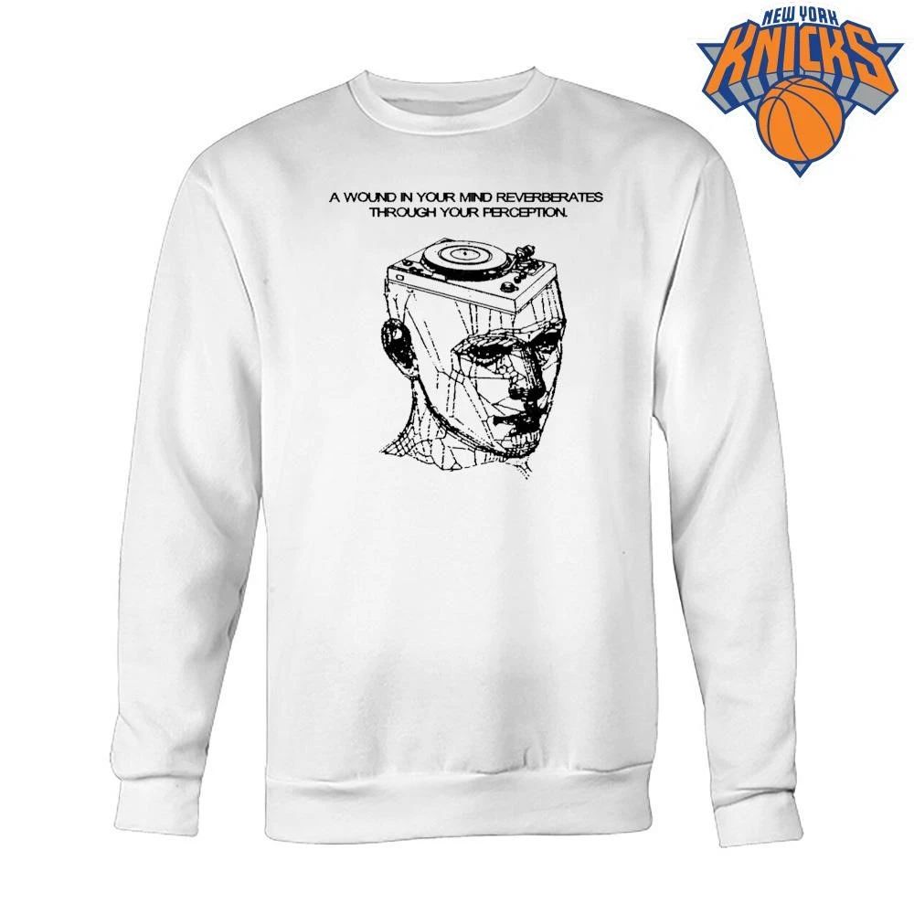 A Wound In Your Mind Reverberates Through Your Perception Turntable Head Shirt