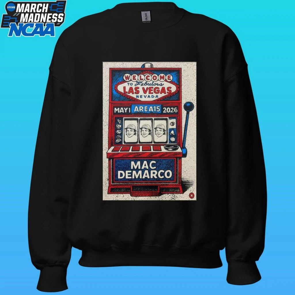 Mac Demarco Show At Area15 Las Vegas Nv 05.01.2026 Poster Shirt Unisex , , , Long Sleeve Tee