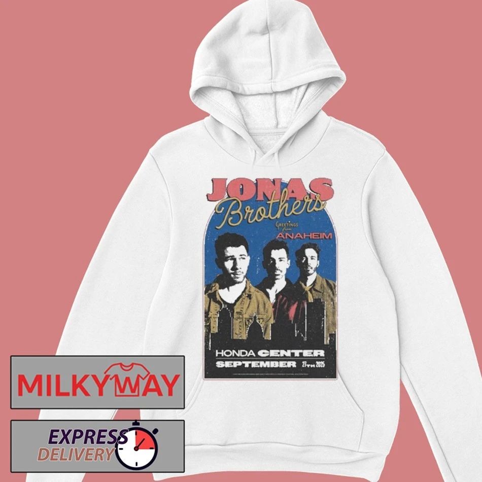 Jonas Brothers Sept 27 2025 Honda Center Anaheim, CA shirt Unisex , , , Long Sleeve Tee