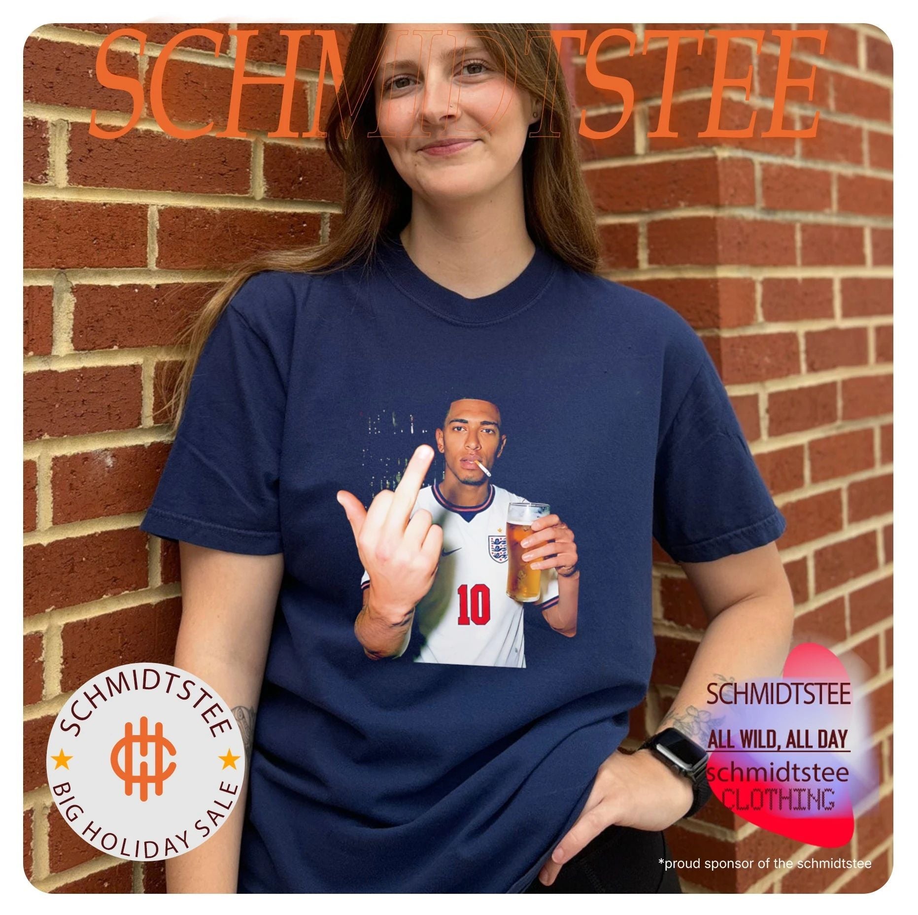 England Jude Bellingham 2026 World Cup middle finger shirt