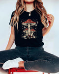 Boho Mushroom Comfort Tee Unisex , , , Long Sleeve Tee