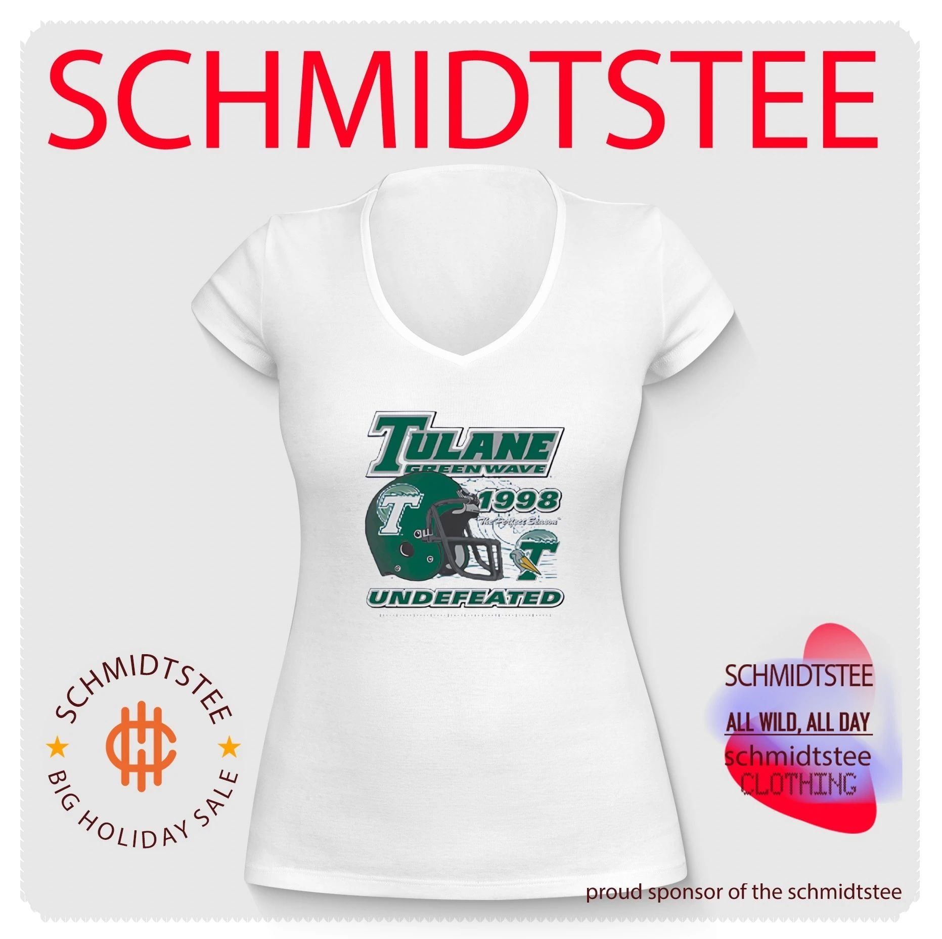 Tulane Football 1998 Perfect Season Undefeated Vintage shirt