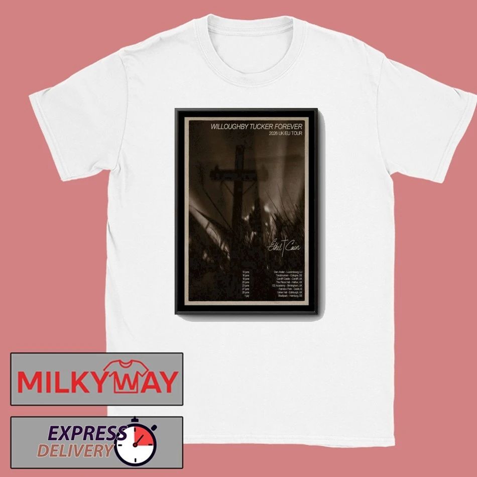 2026 Ethel Cain Willoughby Tucker Forever UK + EU Tour Poster shirt Unisex , , , Long Sleeve Tee