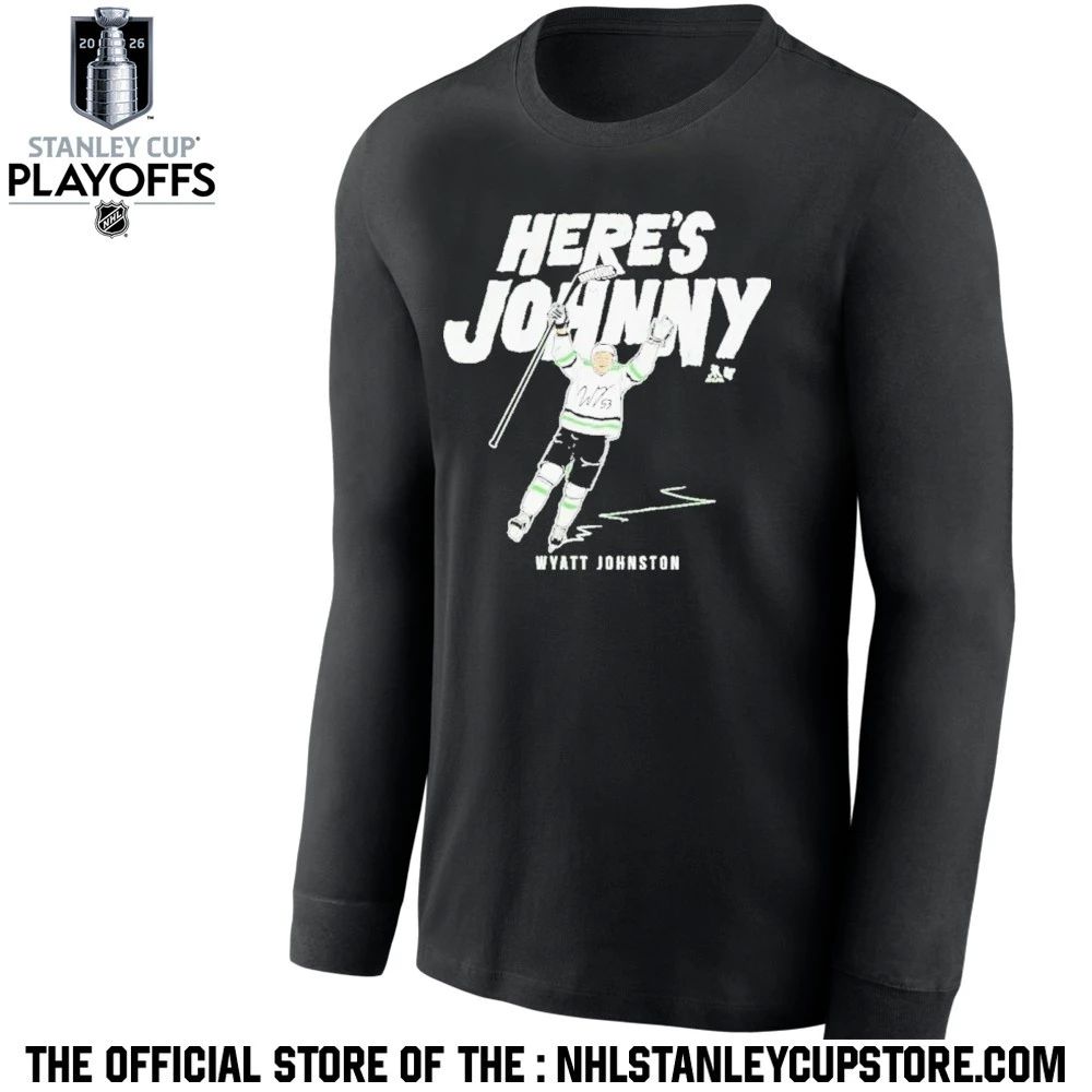 Wyatt Johnston Here’s Johnny shirt Unisex , , , Long Sleeve Tee