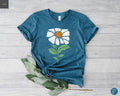 Boho Daisy Flower Botanical Comfort Tee Shirt Nature Lover Gift Top Unisex , , , Long Sleeve Tee